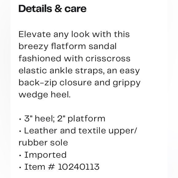 Sorel WOMEN'S CAMERON™ FLATFORM ANKLE STRAP WEDGE SANDAL sz 6.5 - Picture 6 of 13